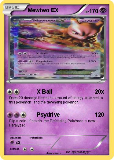 Pokemon Mewtwo EX