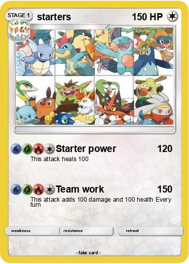 Pokemon starters