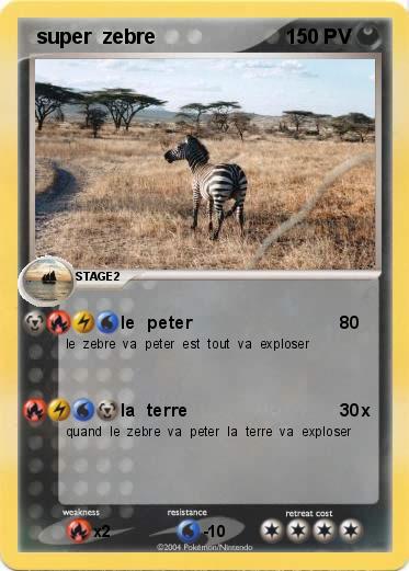 Pokemon  super  zebre