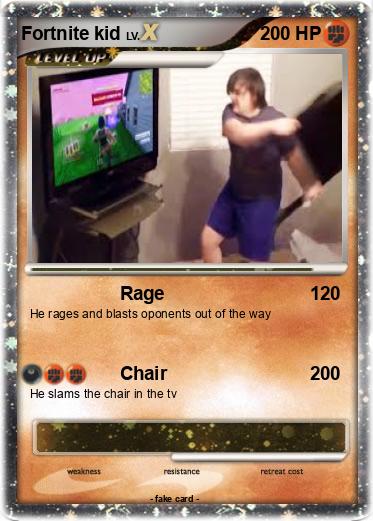 Pokemon Fortnite kid