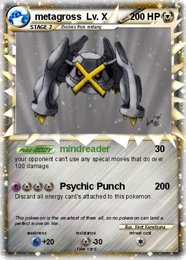 Pokemon metagross  Lv. X
