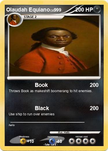 Pokemon Olaudah Equiano