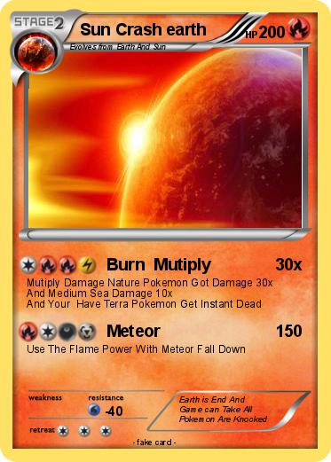 Pokemon Sun Crash earth