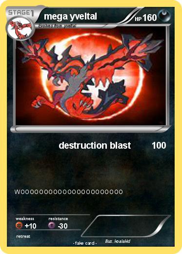 Pokemon mega yveltal
