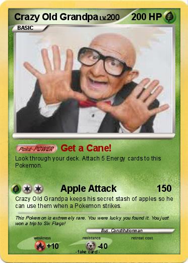 Pokemon Crazy Old Grandpa