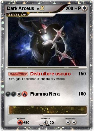 Pokemon Dark Arceus