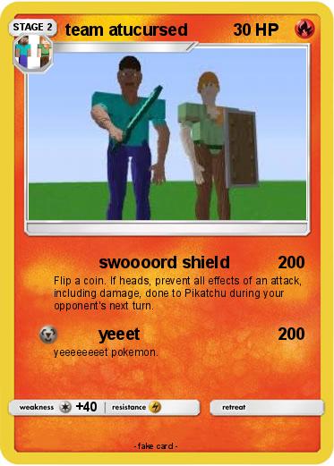 Pokemon team atucursed