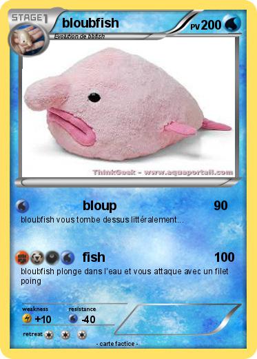 Pokemon bloubfish