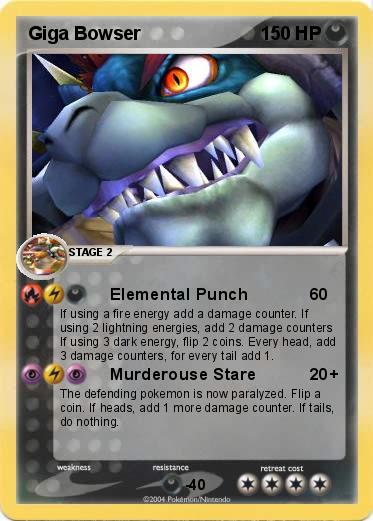 Pokemon Giga Bowser