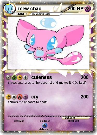 Pokemon mew chao