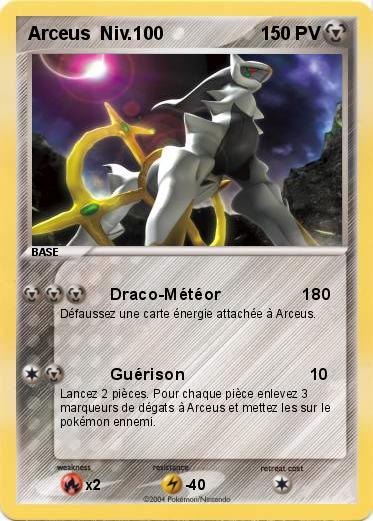 Pokemon Arceus  Niv.100                