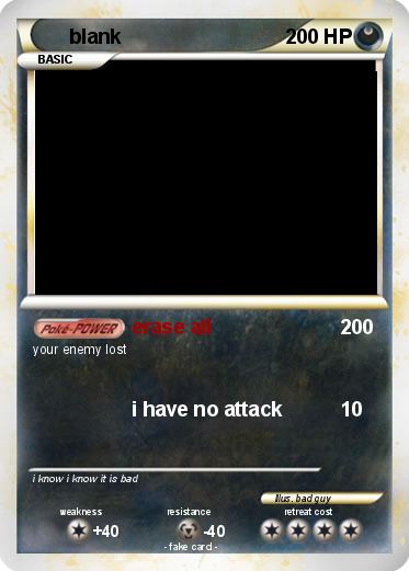 Pokemon blank