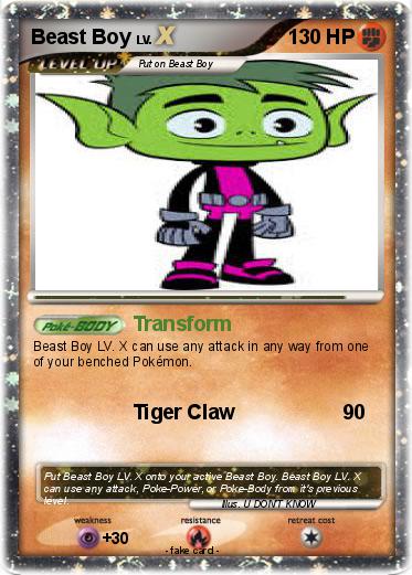 Pokemon Beast Boy