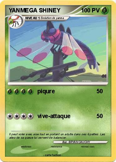 Pokemon YANMEGA SHINEY