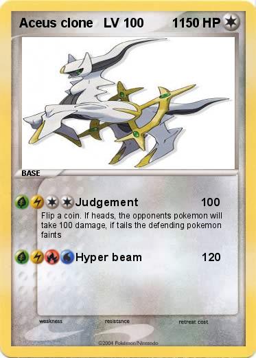 Pokemon Aceus clone   LV 100        1