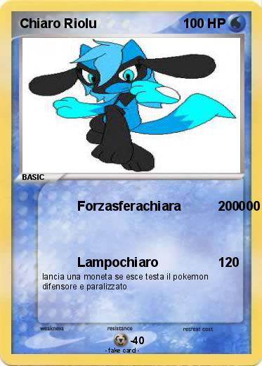 Pokemon Chiaro Riolu