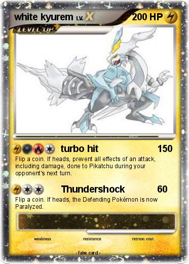 Pokemon white kyurem