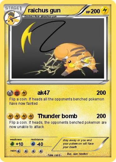 Pokemon raichus gun