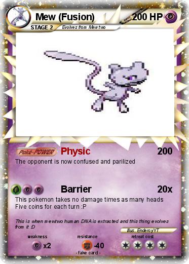 Pokemon Mew (Fusion)