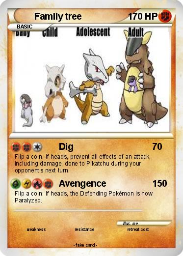 Pokemon Family tree