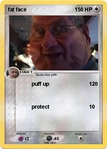 Pokemon fat face