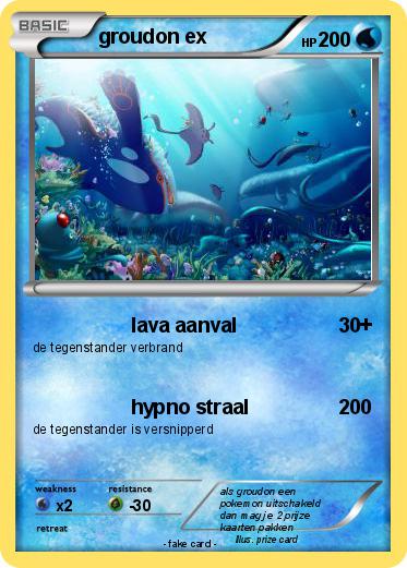 Pokemon groudon ex