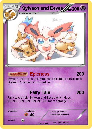 Pokemon Sylveon and Eevee