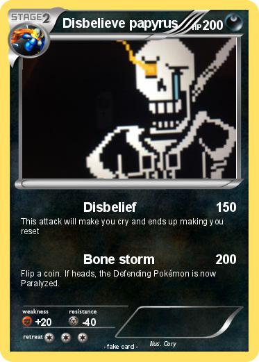 Pokemon Disbelieve papyrus