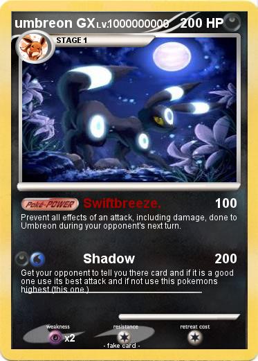 Pokemon umbreon GX