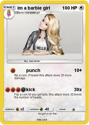 Pokemon im a barbie girl