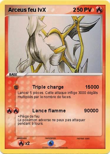 Pokemon Arceus feu lvX                  2