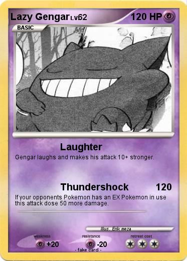 Pokemon Lazy Gengar