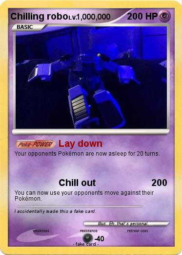 Pokemon Chilling robo