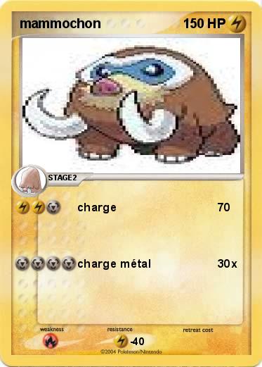 Pokemon mammochon 