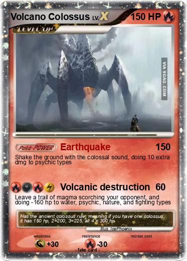 Pokemon Volcano Colossus
