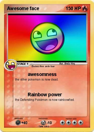 Pokemon Awesome face