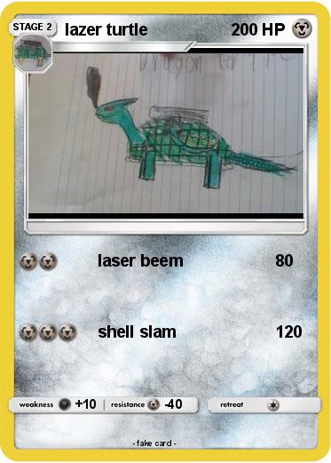 Pokemon lazer turtle