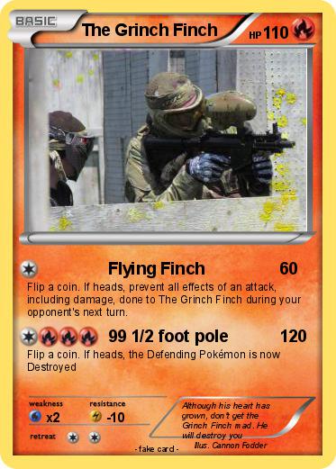 Pokemon The Grinch Finch