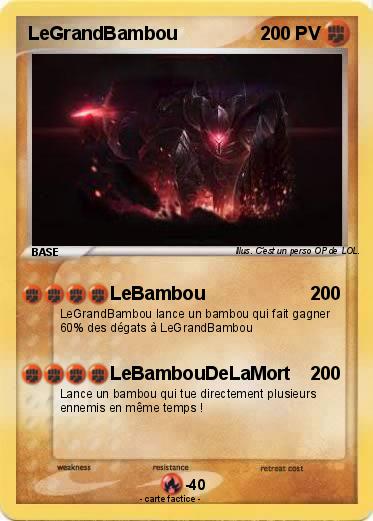 Pokemon LeGrandBambou