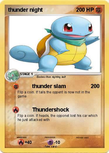 Pokemon thunder night