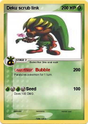 Pokemon Deku scrub link