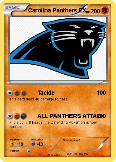 Pokemon Carolina Panthers EX