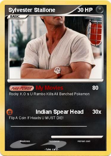 Pokemon Sylvester Stallone