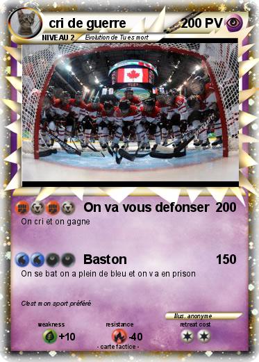 Pokemon cri de guerre