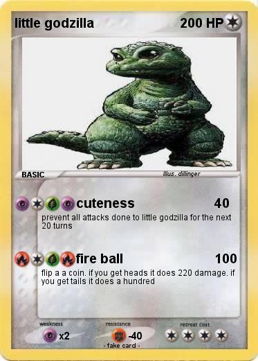 Pokemon little godzilla