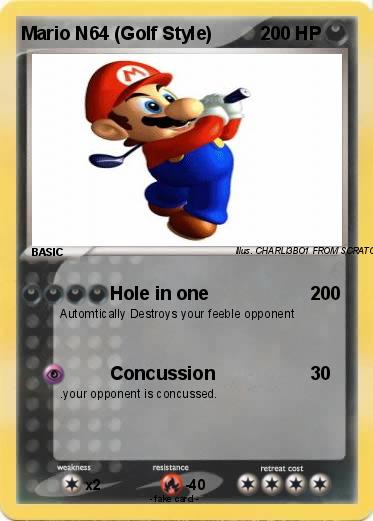 Pokemon Mario N64 (Golf Style)