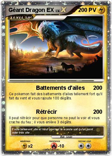 Pokemon Géant Dragon EX