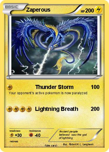 Pokemon Zaperous