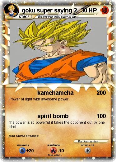 Pokemon goku super saying 2