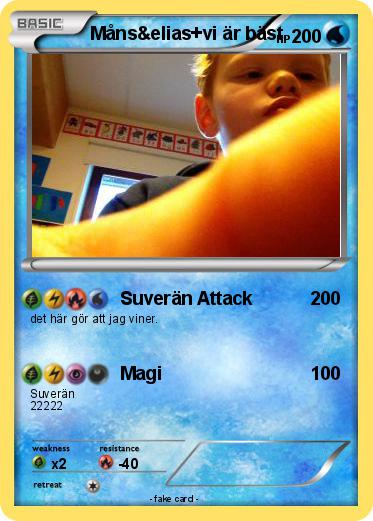 Pokemon Måns&elias+vi är bäst